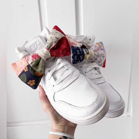 Handmade 🧵 🪡 upcycled Quilted Bow Clips - Picture 3 of 6